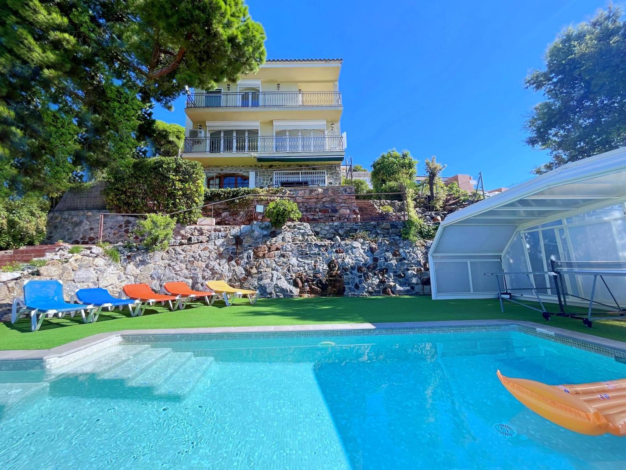 Villa Con Piscina Privada Climatizada 29ºc Santa Susanna Exteriér fotografie