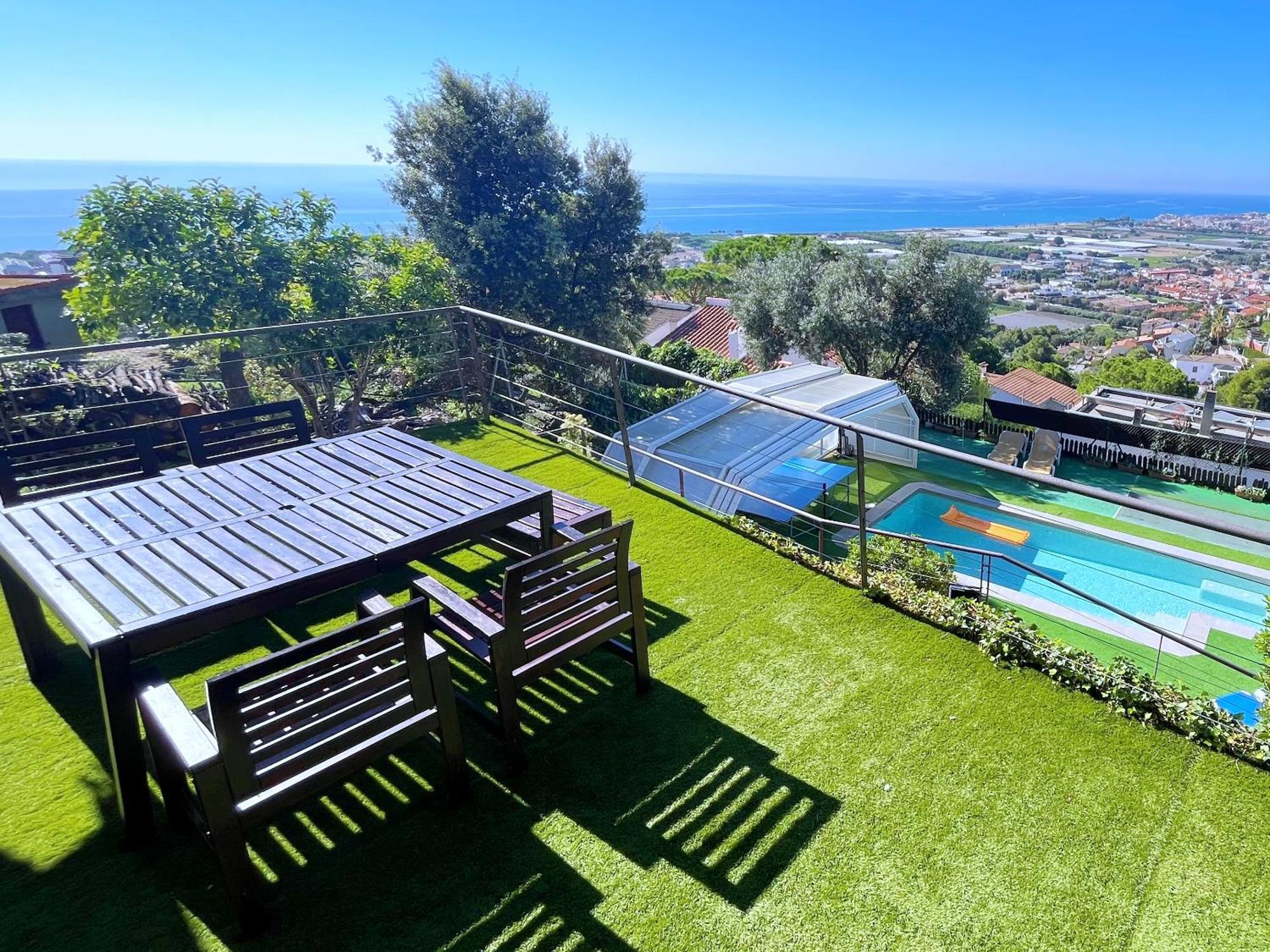 Villa Con Piscina Privada Climatizada 29ºc Santa Susanna Exteriér fotografie