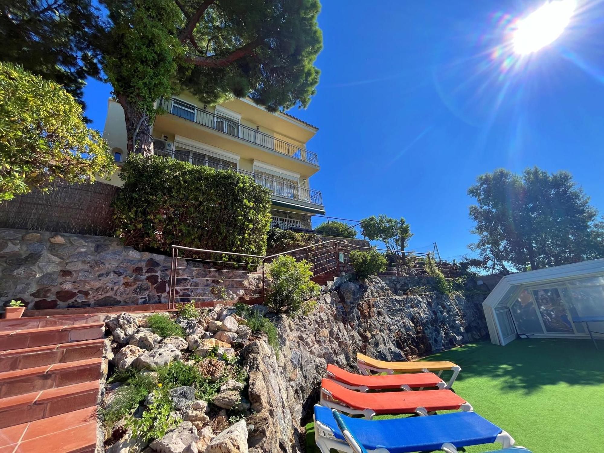 Villa Con Piscina Privada Climatizada 29ºc Santa Susanna Exteriér fotografie